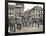 French Soldiers in the Marketplace at Ratingen, Following the Occupation of the Rhineland…-French Photographer-Framed Giclee Print