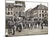 French Soldiers in the Marketplace at Ratingen, Following the Occupation of the Rhineland…-French Photographer-Mounted Giclee Print