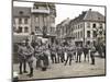 French Soldiers in the Marketplace at Ratingen, Following the Occupation of the Rhineland…-French Photographer-Mounted Giclee Print