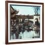 French Soldiers in the Yu Yuan Park, During the Second Opium War, Shanghai (China), Circa 1860-Leon, Levy et Fils-Framed Photographic Print