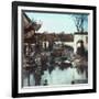 French Soldiers in the Yu Yuan Park, During the Second Opium War, Shanghai (China), Circa 1860-Leon, Levy et Fils-Framed Photographic Print