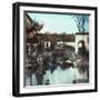 French Soldiers in the Yu Yuan Park, During the Second Opium War, Shanghai (China), Circa 1860-Leon, Levy et Fils-Framed Photographic Print