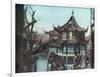 French Soldiers in the Yu Yuan Park, During the Second Opium War, Shanghai (China), Circa 1860-Leon, Levy et Fils-Framed Photographic Print