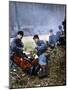 French Soldiers, Marne, September 1914-Jules Gervais-Courtellemont-Mounted Giclee Print