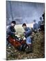 French Soldiers, Marne, September 1914-Jules Gervais-Courtellemont-Mounted Giclee Print