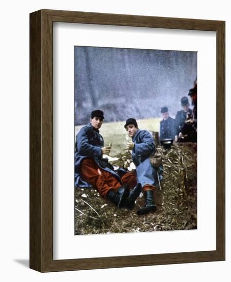 French Soldiers, Marne, September 1914-Jules Gervais-Courtellemont-Framed Giclee Print