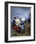 French Soldiers, Marne, September 1914-Jules Gervais-Courtellemont-Framed Giclee Print