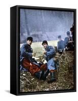 French Soldiers, Marne, September 1914-Jules Gervais-Courtellemont-Framed Stretched Canvas