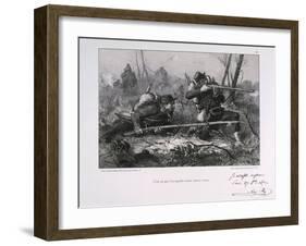 French Soldiers, Siege of Paris, 1871-Auguste Bry-Framed Giclee Print