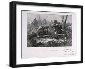 French Soldiers, Siege of Paris, 1871-Auguste Bry-Framed Giclee Print