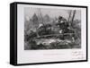 French Soldiers, Siege of Paris, 1871-Auguste Bry-Framed Stretched Canvas