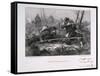 French Soldiers, Siege of Paris, 1871-Auguste Bry-Framed Stretched Canvas