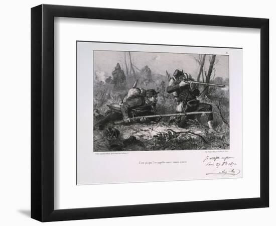 French Soldiers, Siege of Paris, 1871-Auguste Bry-Framed Premium Giclee Print