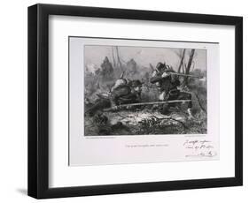 French Soldiers, Siege of Paris, 1871-Auguste Bry-Framed Premium Giclee Print