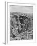 French Soldiers Standing Outside their Trench During World War I-null-Framed Photographic Print