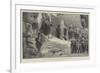 French Soldiers Visiting the Ruins of the Temple of Karnak, Egypt, 1798-Georges Clairin-Framed Giclee Print