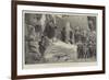 French Soldiers Visiting the Ruins of the Temple of Karnak, Egypt, 1798-Georges Clairin-Framed Giclee Print
