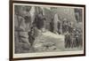 French Soldiers Visiting the Ruins of the Temple of Karnak, Egypt, 1798-Georges Clairin-Framed Giclee Print