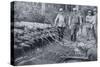 French Soldiers with Gas Cylinders, World War I, 1915-null-Stretched Canvas