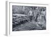 French Soldiers with Gas Cylinders, World War I, 1915-null-Framed Giclee Print