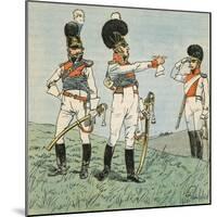 French Soldiers-Louis Charles Bombled-Mounted Art Print