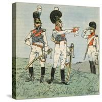 French Soldiers-Louis Charles Bombled-Stretched Canvas