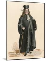 French Solicitor, 1725-null-Mounted Art Print