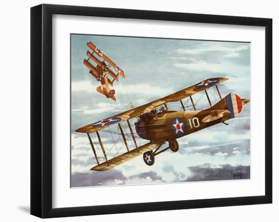 French Spad, 1916-Alfred Owles-Framed Art Print