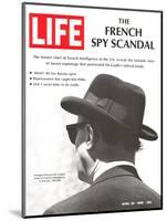 French Spy Scandal, Philippe Thyraud De Vosjoli, Head of French Intelligence in US, April 26, 1968-Alfred Eisenstaedt-Mounted Photographic Print