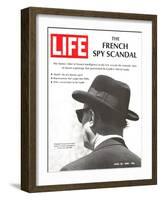 French Spy Scandal, Philippe Thyraud De Vosjoli, Head of French Intelligence in US, April 26, 1968-Alfred Eisenstaedt-Framed Photographic Print