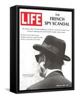 French Spy Scandal, Philippe Thyraud De Vosjoli, Head of French Intelligence in US, April 26, 1968-Alfred Eisenstaedt-Framed Stretched Canvas