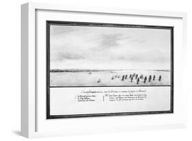 French Squadron, 1778-Pierre Ozanne-Framed Giclee Print