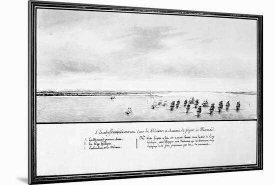 French Squadron, 1778-Pierre Ozanne-Mounted Giclee Print