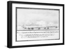 French Squadron, 1778-Pierre Ozanne-Framed Giclee Print