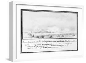 French Squadron, 1778-Pierre Ozanne-Framed Giclee Print