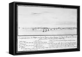 French Squadron, 1778-Pierre Ozanne-Framed Stretched Canvas