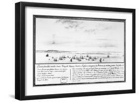 French Squadron, 1778-Pierre Ozanne-Framed Giclee Print