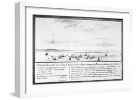 French Squadron, 1778-Pierre Ozanne-Framed Giclee Print