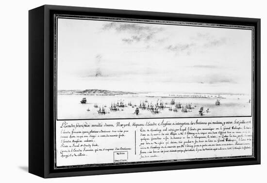 French Squadron, 1778-Pierre Ozanne-Framed Stretched Canvas