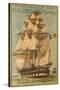 French Square-Rigged Sailing Vessel-null-Stretched Canvas