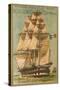 French Square-Rigged Sailing Vessel-null-Stretched Canvas