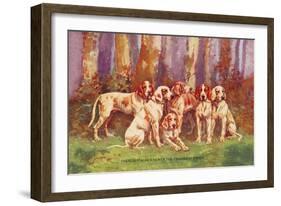 French Staghounds of the Chambray Strain-Baron Karl Reille-Framed Art Print