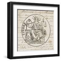 French Stamp II-Gwendolyn Babbitt-Framed Art Print