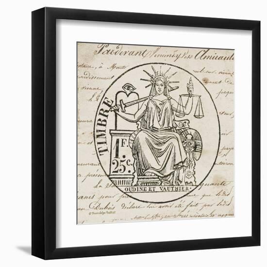 French Stamp II-Gwendolyn Babbitt-Framed Art Print