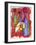 French Still Life-Wine and Cheese-Richard Lawrence-Framed Photographic Print