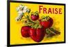 French Strawberries-null-Framed Art Print