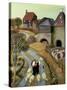 French Street Farm-Margaret Loxton-Stretched Canvas