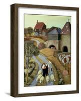 French Street Farm-Margaret Loxton-Framed Giclee Print