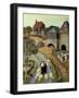 French Street Farm-Margaret Loxton-Framed Giclee Print