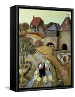 French Street Farm-Margaret Loxton-Framed Stretched Canvas